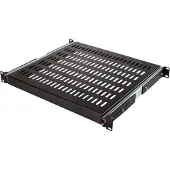 Logilink SF1S45B 19 inch Apparaatbodem voor patchkast 1 HE Uittrekbaar Geschikt voor kastdiepte: 600 mm Zwart