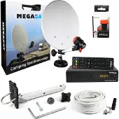 Megasat 1500081 (Parabolische antenne, DVB-S / -S2), SAT Spiegels + SAT Antennes, Wit
