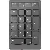 Lenovo Go Wireless Numeric Keypad - Toetsenpaneel draadloos - 2.4 GHz - toetsschakelaar: Scissor-Key - stormgrijs - detailhandel