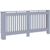 vidaXL Radiatorombouw 172x19x81,5 cm MDF antraciet