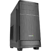 Evolveo M1, behuizing, formaat mATX, 2x USB2.0 / 1x USB3.0 / 2x 120mm LED-ventilatoren / 1x 140mm ventilator / zwart