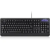 Perixx Toetsenbord, PERIBOARD-517, water- en stofbestendig toetsenbord - IP65, zwart