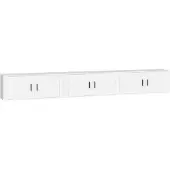 Syfax Tv-wandmeubels 3 st 100x34,5x40 cm wit