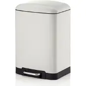 kela Vuilnisbak Davin 12 liter, wit, KL-10904