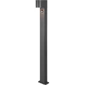 TRIO Tuinlantaarn met sensor GU10 | Roya | 100 cm | IP44 | Antraciet