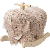 Kids Concept Neo Rocking Horse Mammoth Seesaw Beige Kinderen