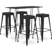Syfax 5-delige Barset zwart