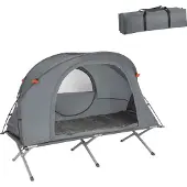 SoBuy Lit de Camp Pliant 3-en-1 avec Toit