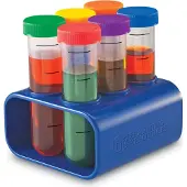 Learning Resources Primary Science Jumbo Test Tubes with stand - 3+