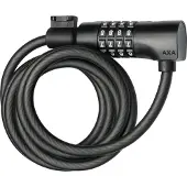 Axa Kabelslot Resolute C8-180 - Ø8 mm / 1800 mm, zwart