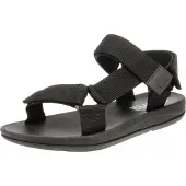 Camper Heren Black Match Sandalen (42), Zwart, Plat, 1 tot 3 cm, Klittenband, Casual K100539-001