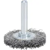 Ks Tools 340.0035 Roestvrij stalen draadborstelschijf 0,3 mm, Ø 63 mm