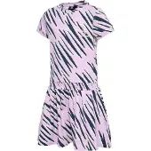 Hummel Jurk donkerblauw / bruin / pink / wit