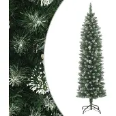 Prolenta Maison Exclusive - Kunstkerstboom met standaard, slank model, 150 cm, PVC