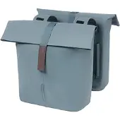 Basil City - Dubbele Fietstas - 32 liter - Waterafstotend - Reflectiedetails - Graphite blue