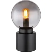 Globo Lighting tafellamp, metaal, mat zwart, 1x E14