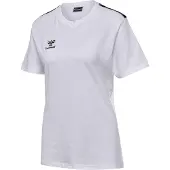 Hummel Shirt 'Authentic CO' grijs / zwart / wit