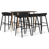 Syfax 7-delige Barset zwart