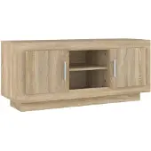 vidaXL Tv-meubel 102x35x45 cm bewerkt hout sonoma eikenkleurig