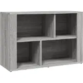 Syfax Dressoir 80x30x54 cm bewerkt hout grijs sonoma eikenkleurig