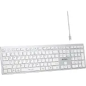 A4Tech Fstyler FBX50C, Volledige grootte (100%), Draadloos, RF draadloos + Bluetooth, Membraantoetsen, Wit