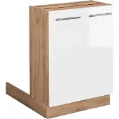 Vicco Fame-Line Keukeneiland – 60 cm zonder werkblad Wit Hoogglans