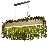 Searchlight Hanglamp Ash, hout licht, Woon-/ Eetkamer, Hout, Modern, Hanglamp