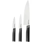 KitchenAid Classic 3-delige kookmessenset, scherp Japans 420J2-staal