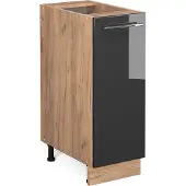 Vicco Fame-Line Apotheekkast – 30 cm zonder werkblad Antraciet Hoogglans