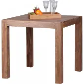 Wohnling Eettafel MUMBAI acacia bruin 80x80 cm