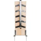 Esschert Design , houten plank voor het drogen van zalm, naturel