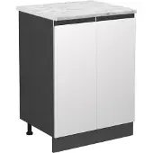 Vicco R-Line Keukenonderkast – 60 cm WB Marmer Wit