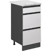 Vicco R-Line Keukenonderkast – 40 cm WB Marmer Wit