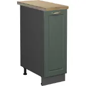 Vicco Fame-Line Apotheekkast – 30 cm, WB Eik Groen-Goud Landhuis