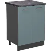 Vicco R-Line Keukenonderkast – 60 cm, WB Antraciet Blauw-grijs