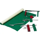 Buchholz Gebr. beschermdoek om het aanlopen van zilveren voorwerpen te voorkomen, 50 x 60 cm, groen