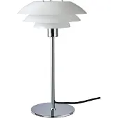 Dyberg Larsen Tafellamp DL31, wit / opaal, Woon-/ Eetkamer, Glas, Scandinavisch, Tafellamp