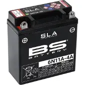 Bs Battery BS Batterij: Fabrieksgeactiveerde, onderhoudsvrije SLA-batterij - 6N11A-4A