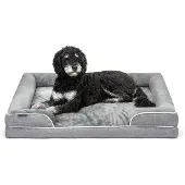 Lionto orthopedisch hondenbed, memoryfoam, antislip & wasbare hoes 106x80x17 cm