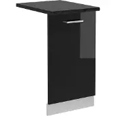 Vicco R-Line Vaatwasserfrontpaneel – 45 cm, WB Antraciet Zwart hoogglans