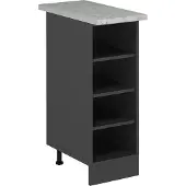 Vicco R-Line Keukenrek – 30 cm WB Marmer Antraciet