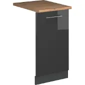 Vicco Fame-Line Vaatwasserfrontpaneel – 45 cm, WB Eik Antraciet Hoogglans