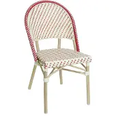 Oviala - Rode en rotan tuinstoel - Marais