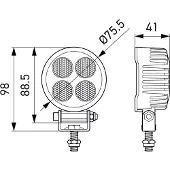 Hella 1G0 357 111-002 Werklamp