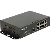 DeLOCK - Switch - 8 x 10/100/1000 + 1 x SFP - Voor desktopgebruik