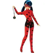Big Buy Cooking - Miraculous - Pop - Marinette - Lieveheersbeestje Geluksbrenger - 26 cm Gelede Modepop - P50012