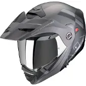 Scorpion ADX-2 Galane klaphelm, mat zwart/zilver, maat S (55/56)