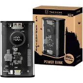 Tactical Tactische powerbank C4, explosiebestendig, 9.600mAh, zwart