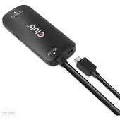 Club 3D USB Adapter [1x HDMI-stekker - 1x DisplayPort bus] Adapter HDMI + MicroUSB - DP 4 1 m