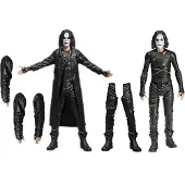 Mezco , Eric Draven, 5 Points Deluxe Actiefiguur Set, 10 cm